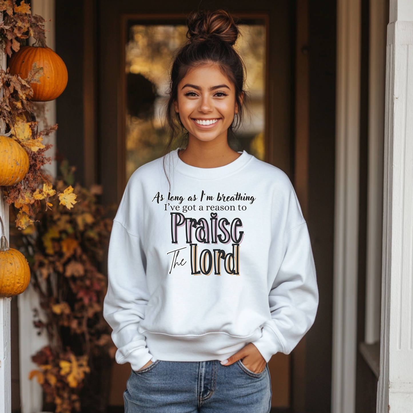 'Praise The Lord' Inspirational Top, Faith-Based Shirt, Spiritual Gift, Christian Apparel, Church Outing