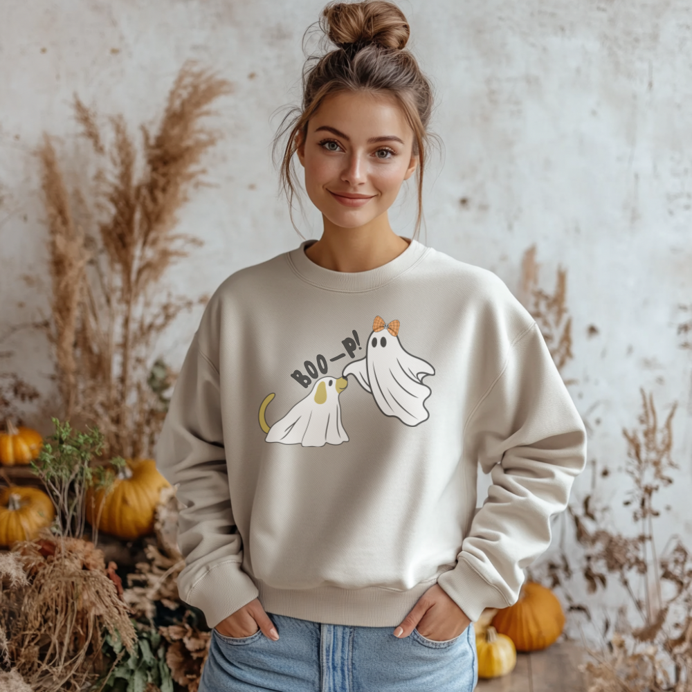 Dog Sweater Sweatshirt - Boo-p Design, Unisex Heavy Blend™ Crewneck