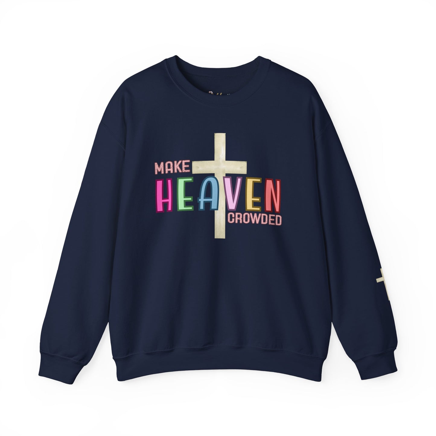 Make Heaven Crowded Crewneck Sweatshirt | Faith-Based Gift, Unisex Religious Apparel, Cozy Christian Wear, Spiritual Sweatshirt, [...]