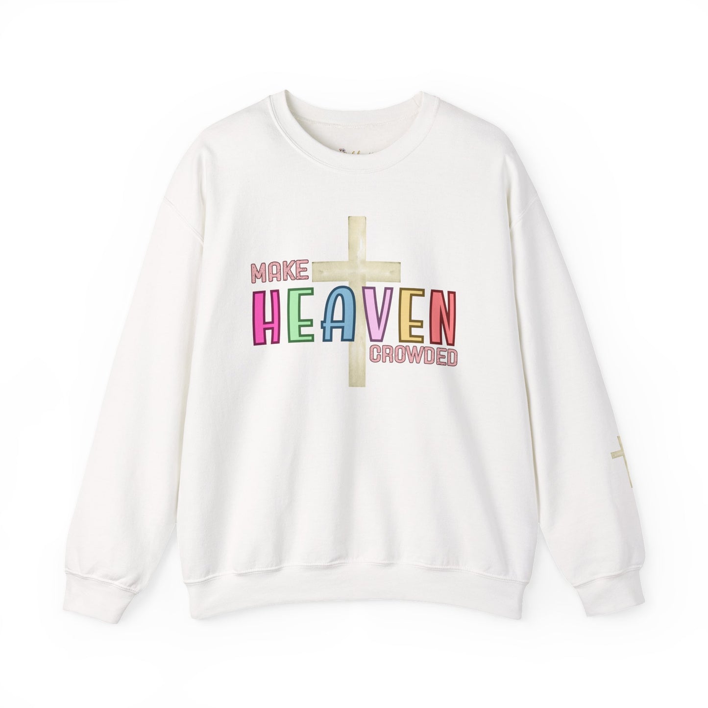 Make Heaven Crowded Crewneck Sweatshirt | Faith-Based Gift, Unisex Religious Apparel, Cozy Christian Wear, Spiritual Sweatshirt, [...]