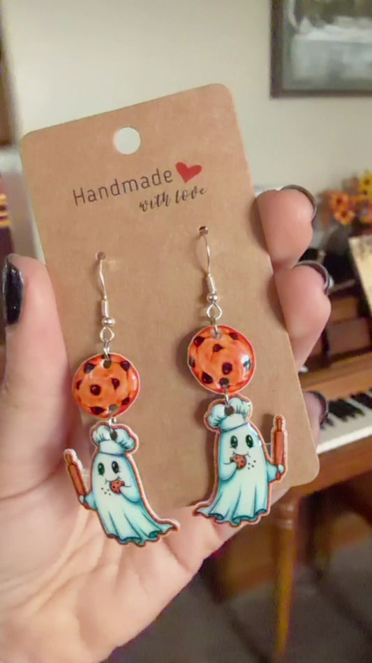 Baking Ghost Drop Dangles
